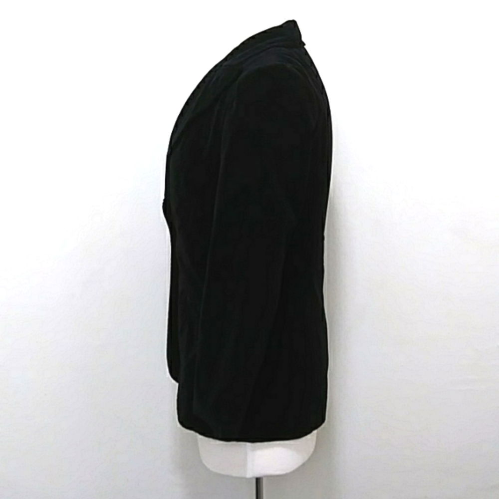 Black Velvet Whip O Will Vintage Size 9/10 Blazer - Picture 8 of 15
